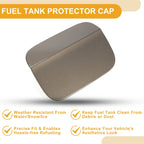 Fuel Tank Door Cap for Volkswagen Passat (2011–2018) - Gold Tone