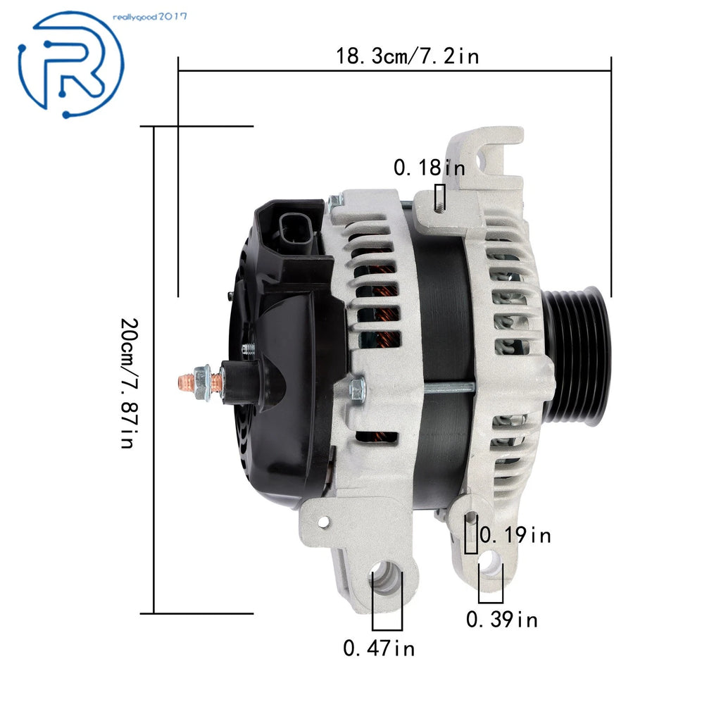 1PC 11508 Alternator 140A 12V 6-Groove for Cadillac CTS (2010–2014)
