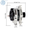 1PC 11508 Alternator 140A 12V 6-Groove for Cadillac CTS (2010–2014)