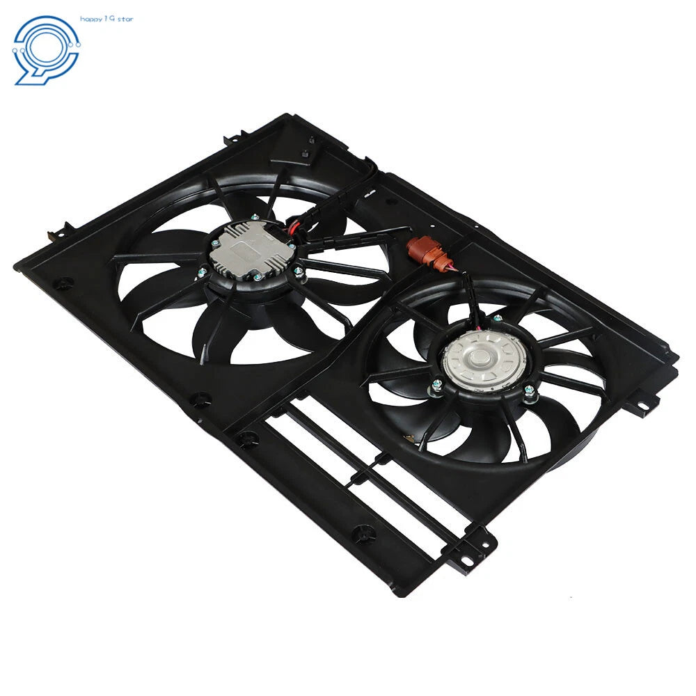 Radiator and Condenser Fan for Volkswagen Passat Audi TT (2000-2006)