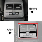 Rear Air Vent Outlet Panel Cover Trim for Audi A4 B9 S4 RS4 A5 S5 (2017-2023)