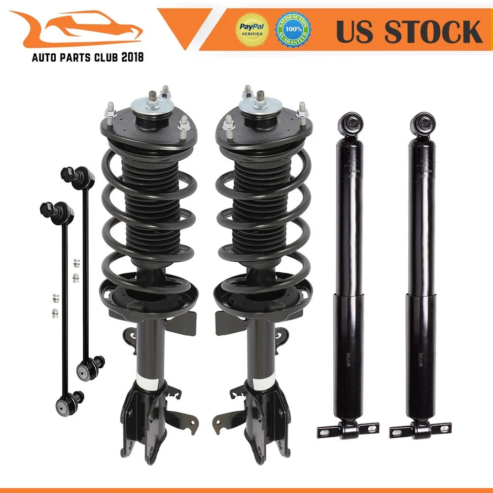 Front Struts & Rear Shocks for Honda Odyssey (2011–2012) w/Coil Spring & Sway Bars