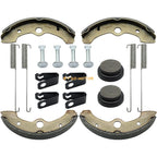Front Brake Shoes & Rear Brake Pads for Yamaha YFM350FW Big Bear 350 (1987–1995)