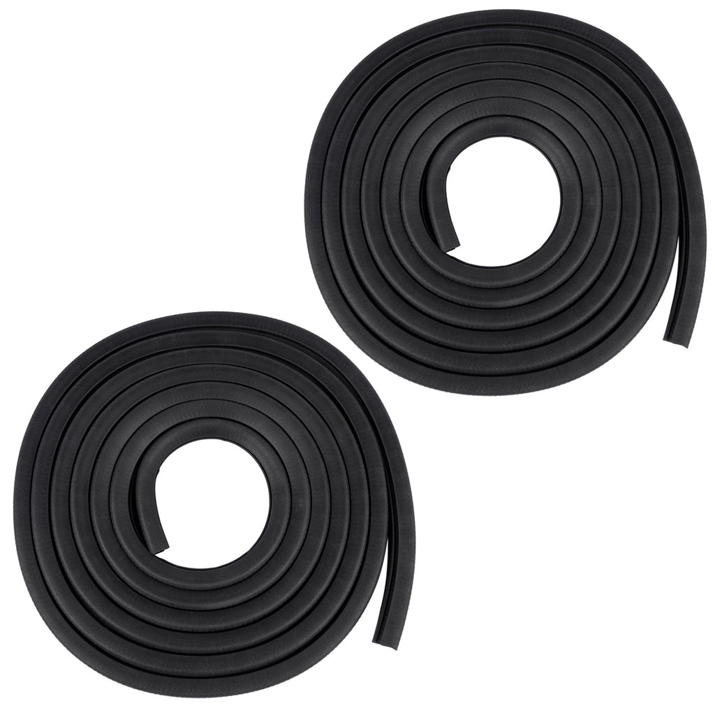 Pair Front Door Weatherstrip Seal for Chevy Silverado GMC Sierra 1500 2500 3500 (2007–2018)