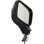 Set of 2 Mirrors for Jeep Renegade (2015–2018) with Signal Light Black