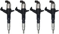 4X Fuel Injector 095000-8940 DZ100214 RE543266 for John Deere 4045T (1990–2023)