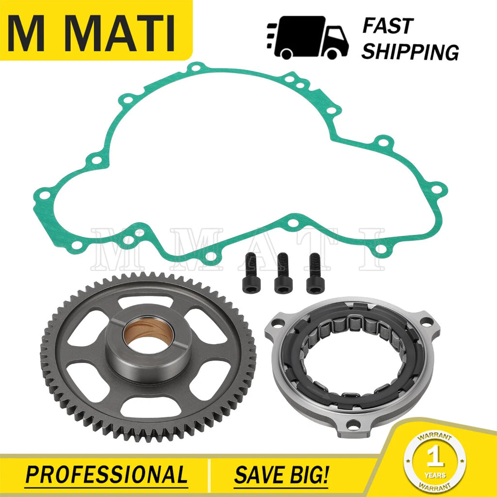 Starter Clutch One Way Sprag Idler Gear Gasket for Polaris RZR XP 900 (2011–2012)