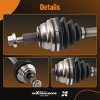 Complete Front CV Axle for VW Beetle Passat 1.8L (2014–2017) FWD Auto Trans