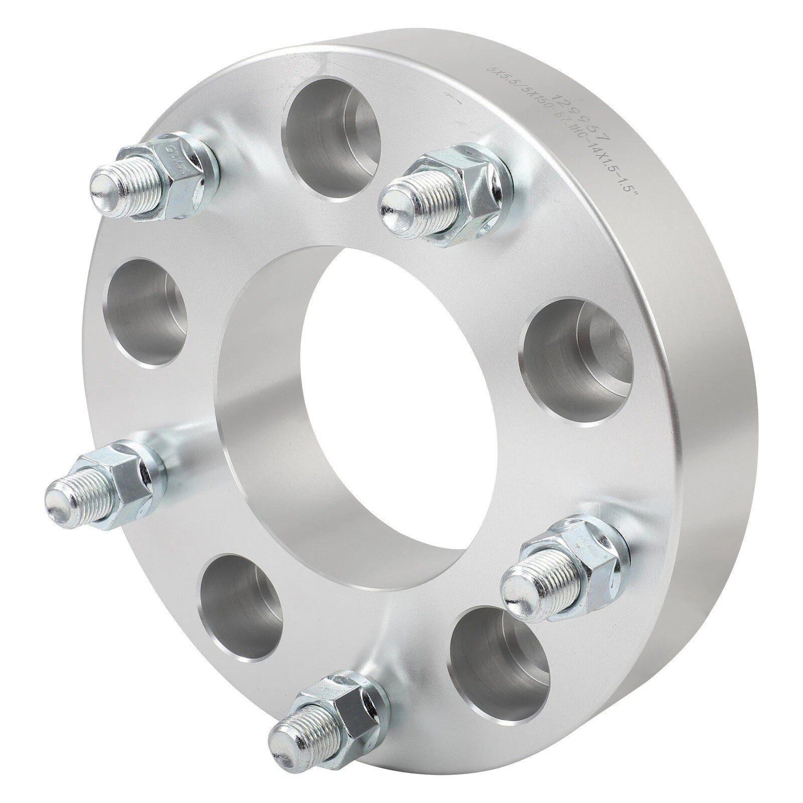 Set of 4 Wheel Adapters for Ram 1500 to Toyota Tundra 5 Lug