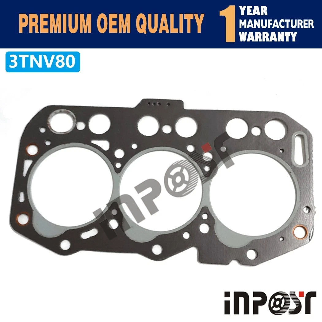 3TNV80 Cylinder Head Gasket for Yanmar 3TNV80F-SNHB (Thermo King TK380)