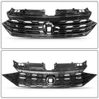Front Bumper Grille for Volkswagen Jetta GLI (2019-2020) Glossy Black Trim