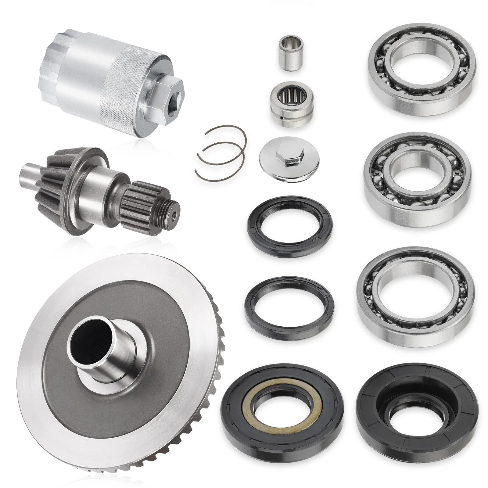 Rear Diff Ring Pinion Gear Bearings for Honda Rancher TRX350FE/FM/TE/TM (2000–2006)