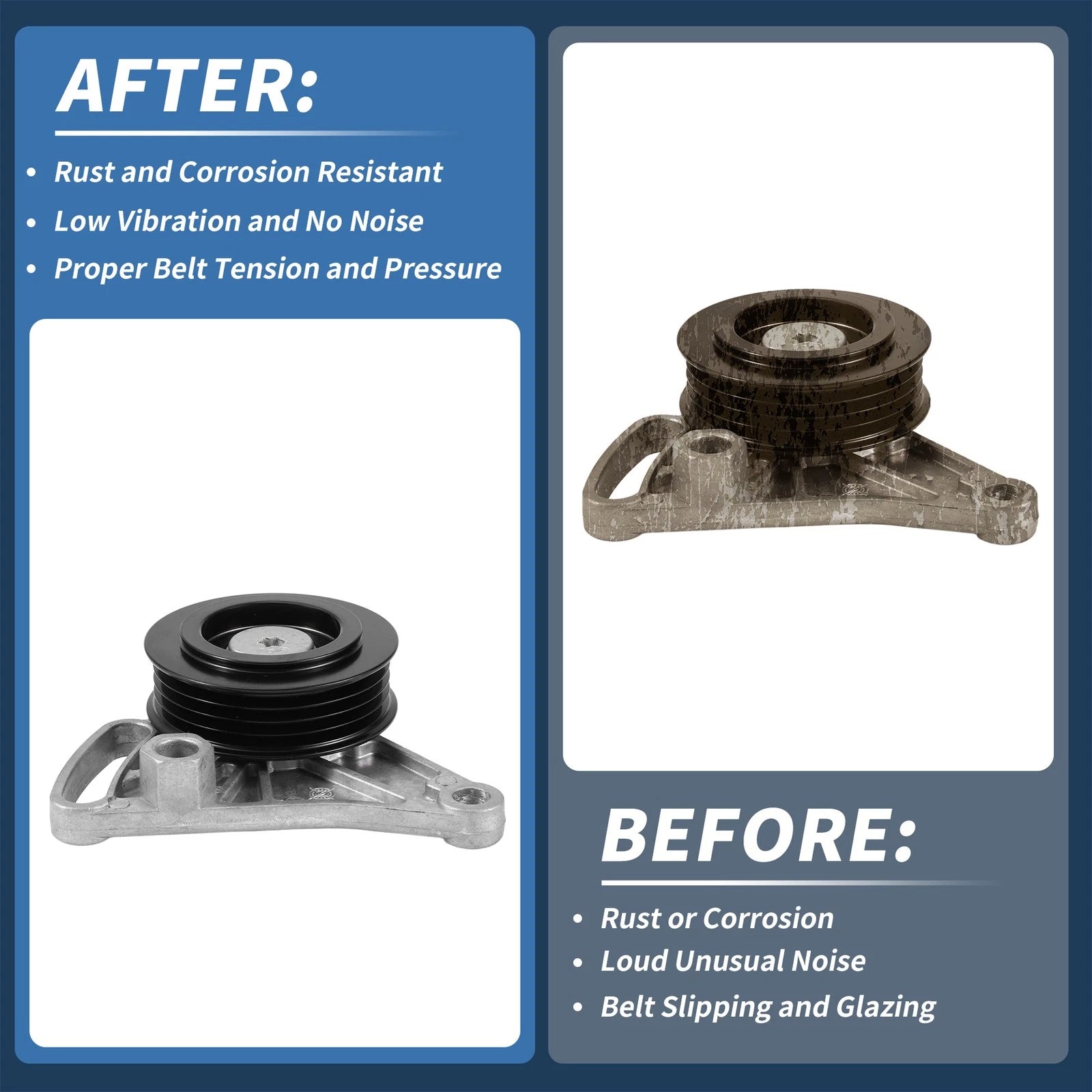 Belt Tensioner for Audi A6 (1994–2005) No. 58260511 Metal