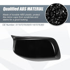 Rearview Mirror Cover Caps Gloss Black for BMW E60 E61 5 Series 6 Series