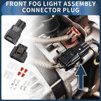 2 Pin Front Fog Light Assembly Connector Plug for Chevrolet 
