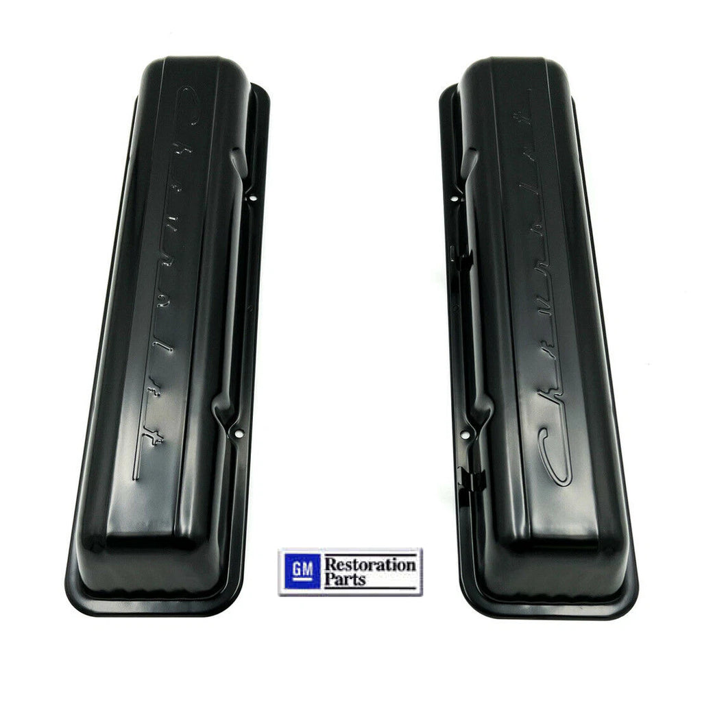 Steel Valve Covers with Chevrolet Script for Small Block Chevy (1967–1972)