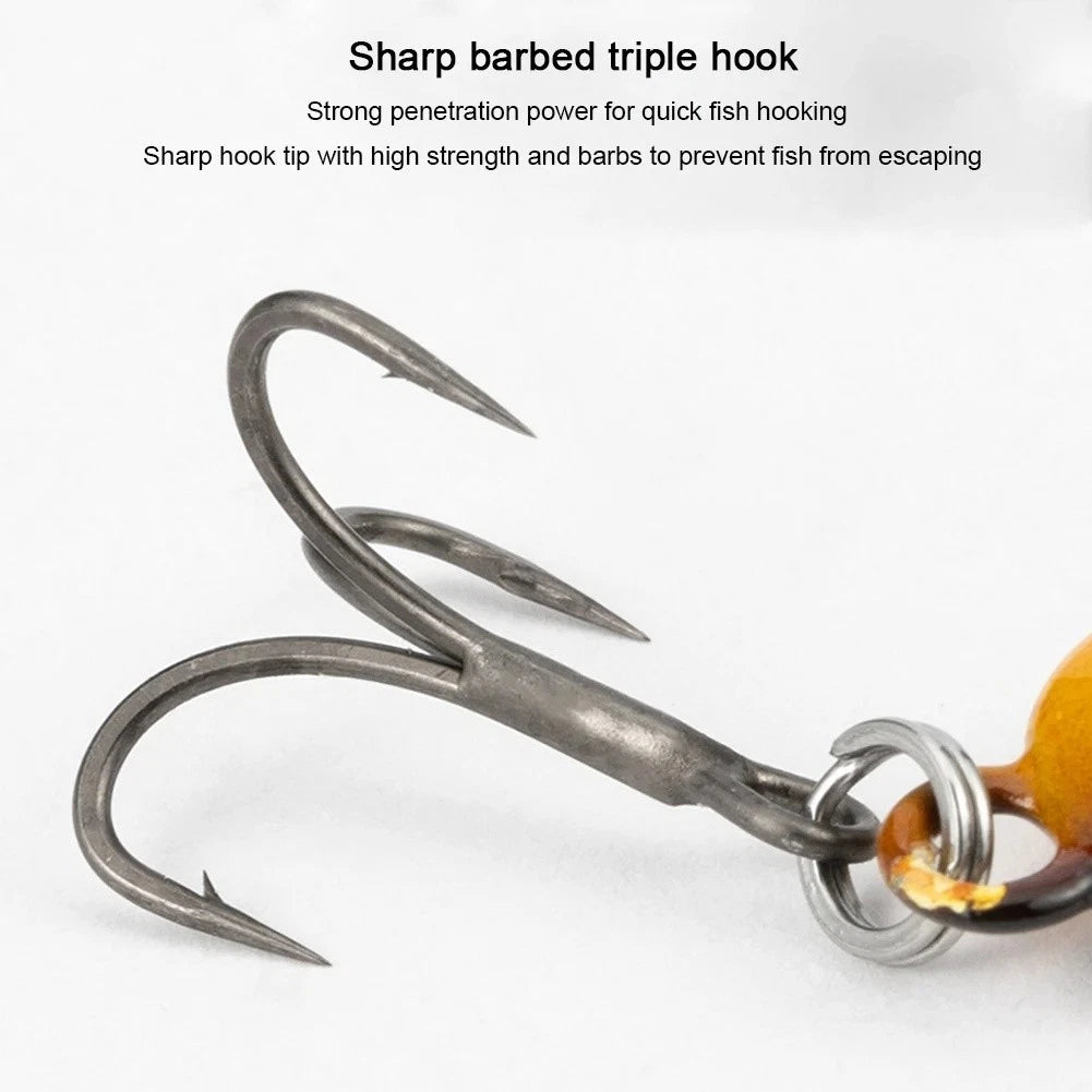 5pcs VIB Lure Set for Bass Trout Fishing (Metal Aluminum Alloy)