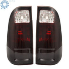 Set of 2 Smoke Tail Lights for Ford F-250 F-350 F-450 F-550 (2008–2016)