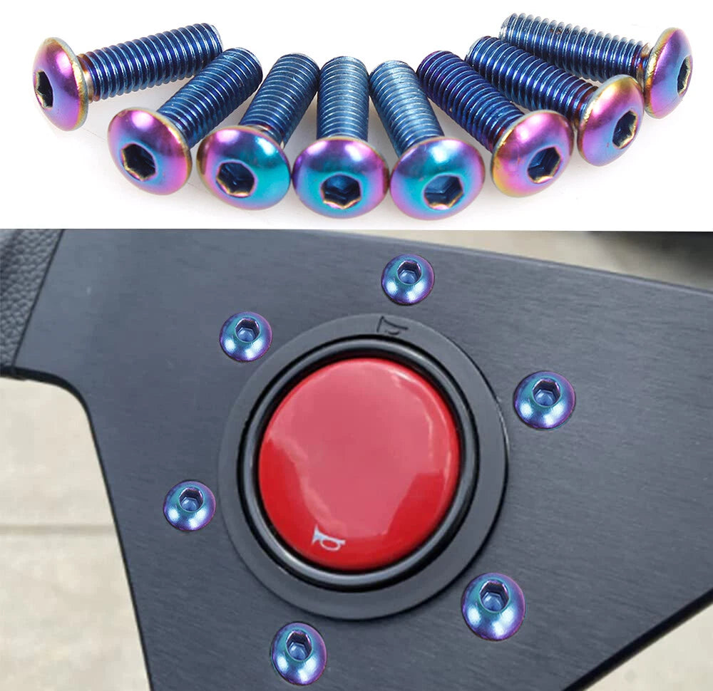 16PCS Steering Wheel Screw Kit for Racing Cars