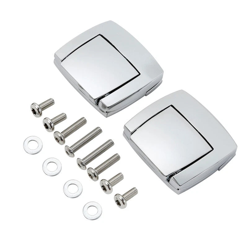 Razor Chopped King Trunk Latches for Harley Touring Road King (1980–2013) Chrome