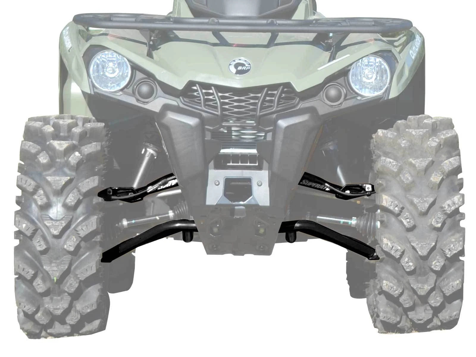 High Clearance Front A-Arms for Can-Am Outlander (Gen 2) - Black