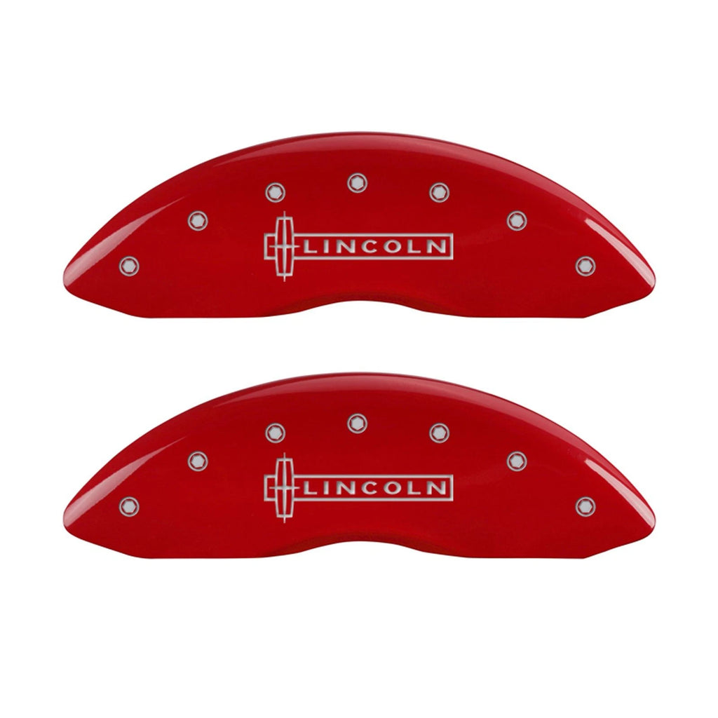 Red Caliper Covers Set of 4 for Lincoln Navigator (2018–2020)