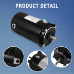 Pool Pump Motor and Seal Replacement Kit for Hayward Max Flow