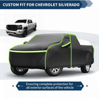Waterproof Car Cover for Chevrolet Silverado Crew Cab 6.6ft Short Bed (2000-2018)
