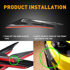 Carbon Fiber Bumper Canard Splitter for Make Model
