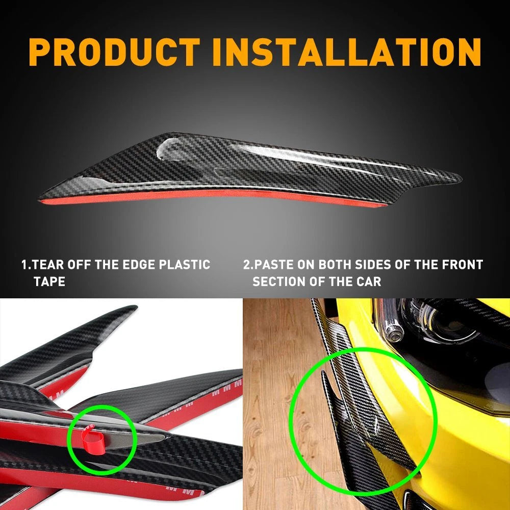Carbon Fiber Bumper Canard Splitter for Make Model