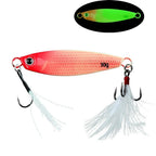 30g Glow in the Dark Drop Bait Jig Lure for Saltwater Fishing