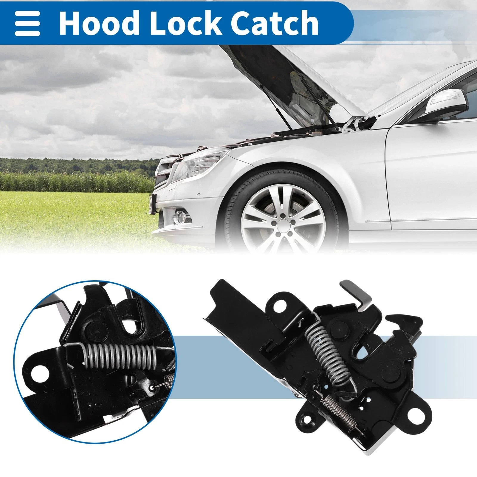 Hood Latch Assembly for Toyota Camry (2017–2023) No. 5351033420 1 Pc