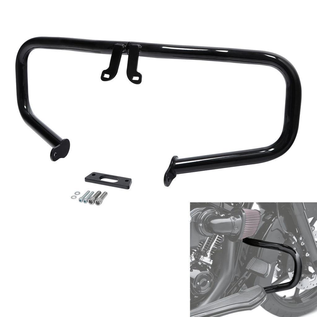 Chopped Engine Guard Highway Crash Bar for Harley Road King/Street Glide (2014–2023)