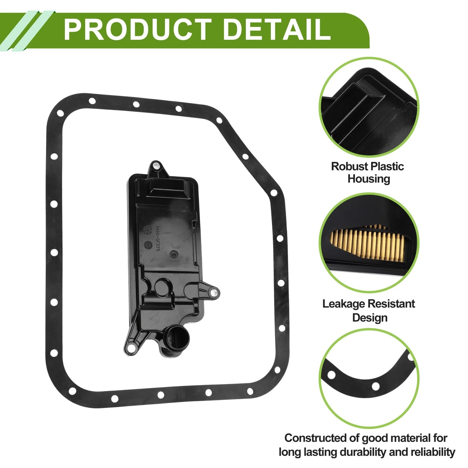 Transmission Filter Gasket Kit No.135142 for Nissan Subaru 5 Speed 