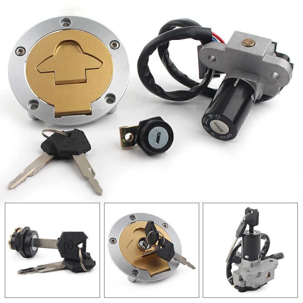 Ignition Switch & Fuel Gas Cap Set for Ducati Monster 900 (1999–2004)