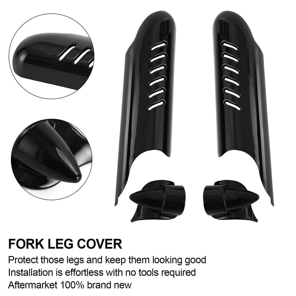 Fork Lower Leg Deflector Shield Cover for Harley Touring Electra Glide FLHT (2000–2013)