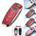 Full Seal TPU Remote Smart Key Fob Case for Audi (2013–2020)