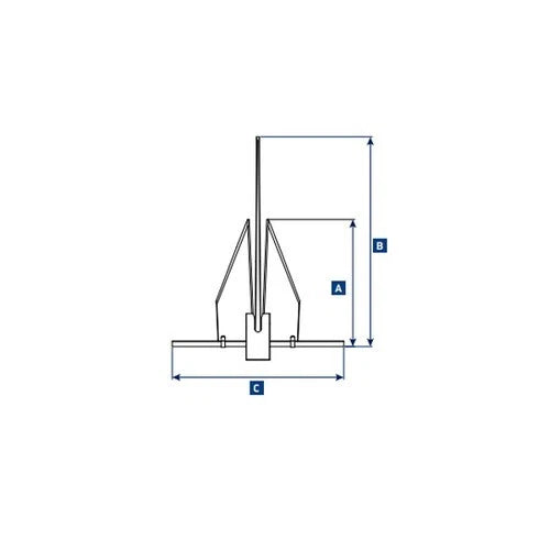 7 lb. Lewmar LFX Fluke Anchor | 0058103 for Marine Use