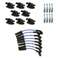 Set of 8 Ignition Coil Wires & Platinum Spark Plugs for 9-7x Camaro Corvette V8