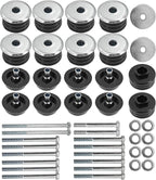 Set of 4 Body Cab Mount Bushings Kits for Ford F250 F350 (1999–2007) Black
