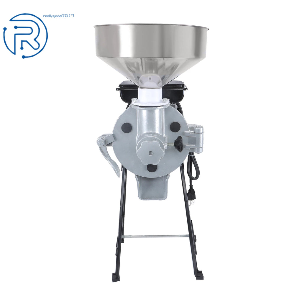 Electric Grain Grinder for Corn Wheat Flour Cereal Mill (110V)