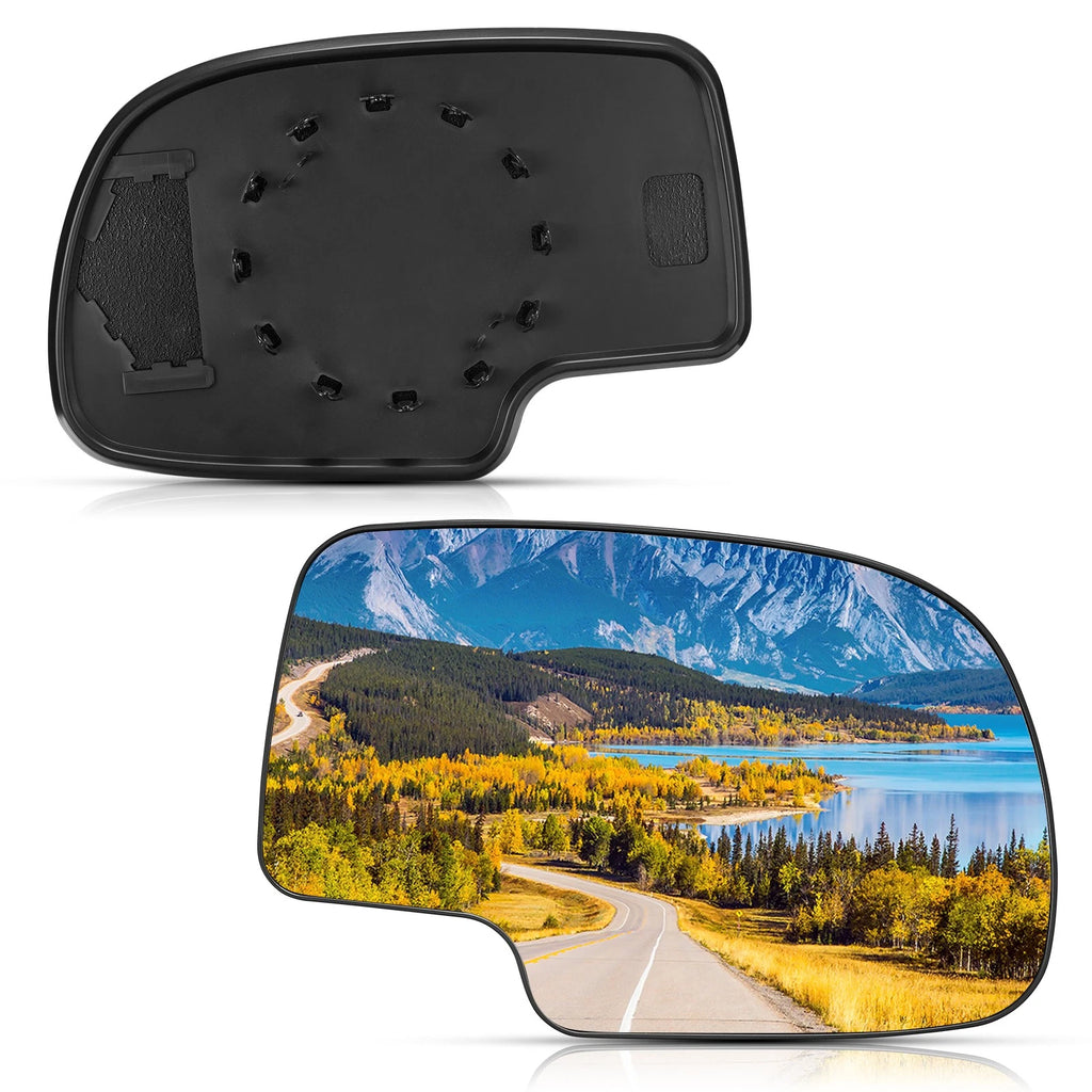Passenger Side Mirror Glass for GMC Sierra 2500 5.3L (1999–2000)