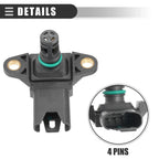 MAP Manifold Air Pressure Sensor for BMW 135i 3.0L L6