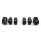 Black Hand Controls Switch Button Covers for Harley Davidson Softail (2011)