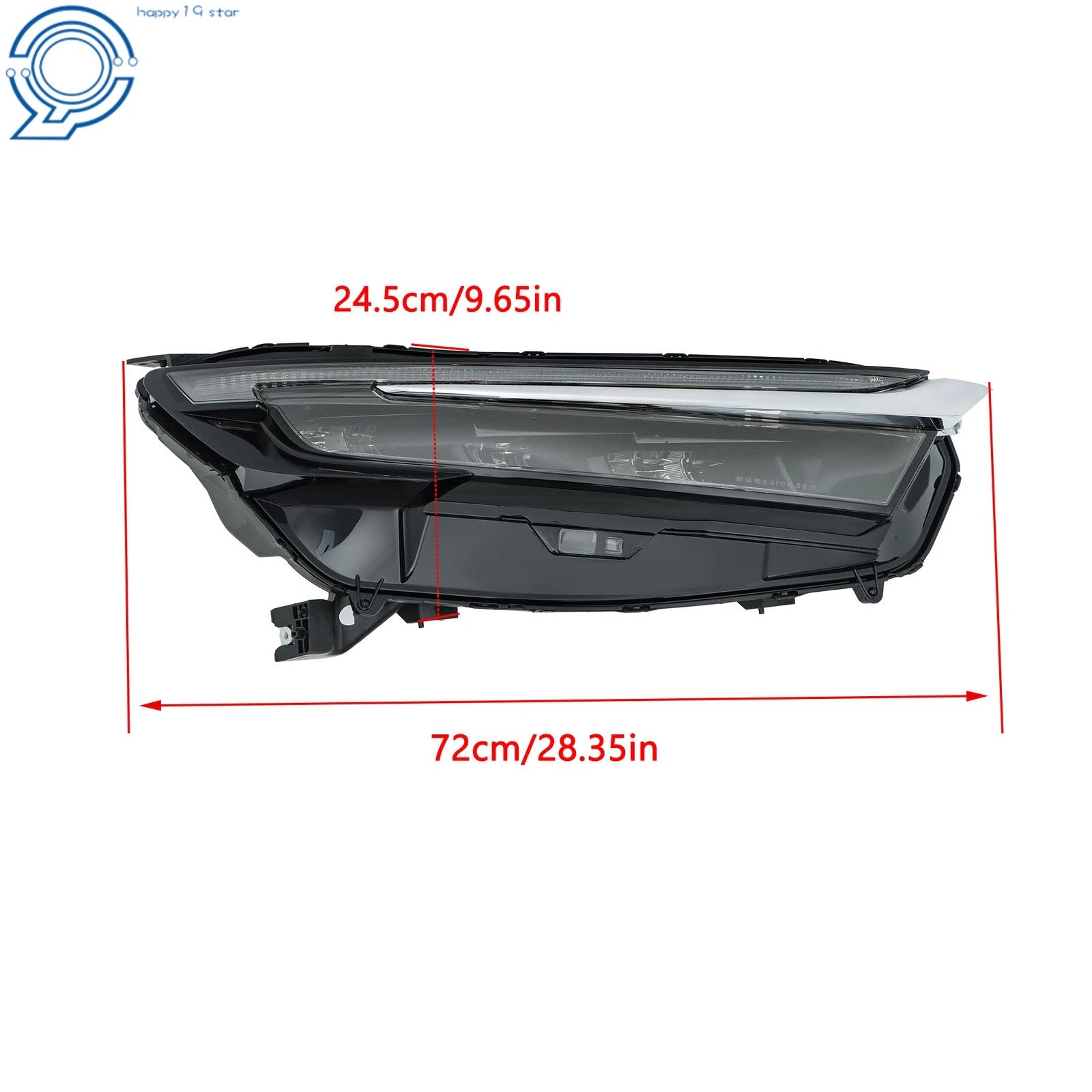 LED Headlight for Honda CR-V (2023–2024) with Electroplated Trim