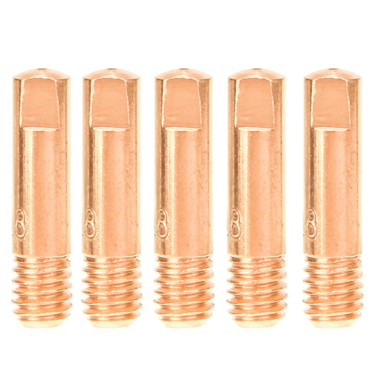 Set of 11 Contact Tips for MB 15AK MIG/MAG Welding Torch 0.8mm 0.030