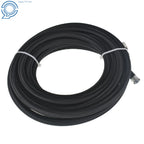 Set of 10 E85 PTFE Fuel Hose Lines with Fittings - 20FT, Black Nylon