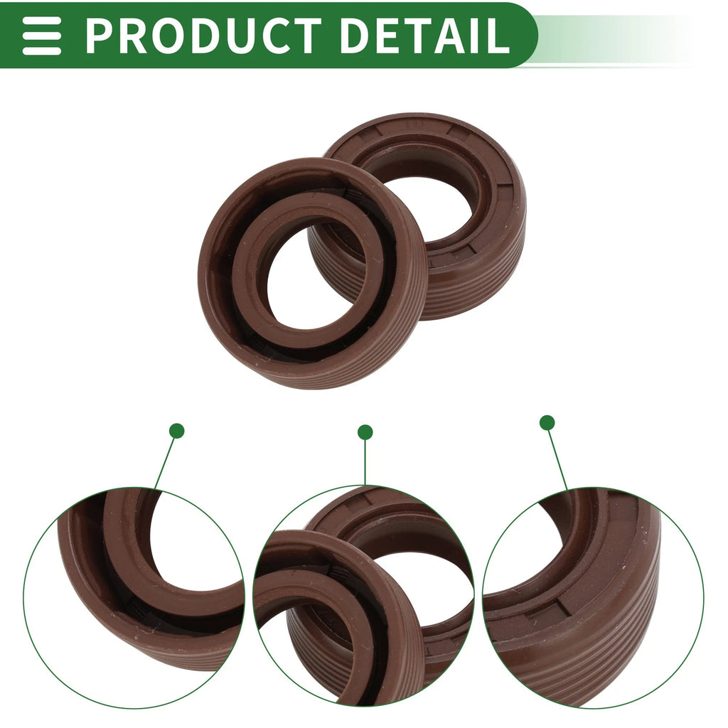 Set of 5 Oil Seals FKM Rubber 17x30x10mm High Pressure