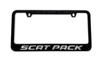 Black License Plate Frame OEM Replacement for Dodge Charger Challenger (2015–2023)