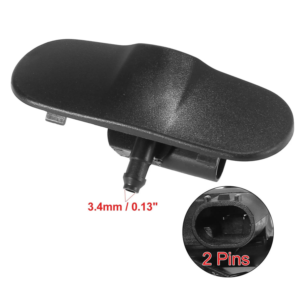1 Pair Windshield Washer Nozzles for Audi A4 A5 (2008–2016) 8T0955987B 8T0955988B